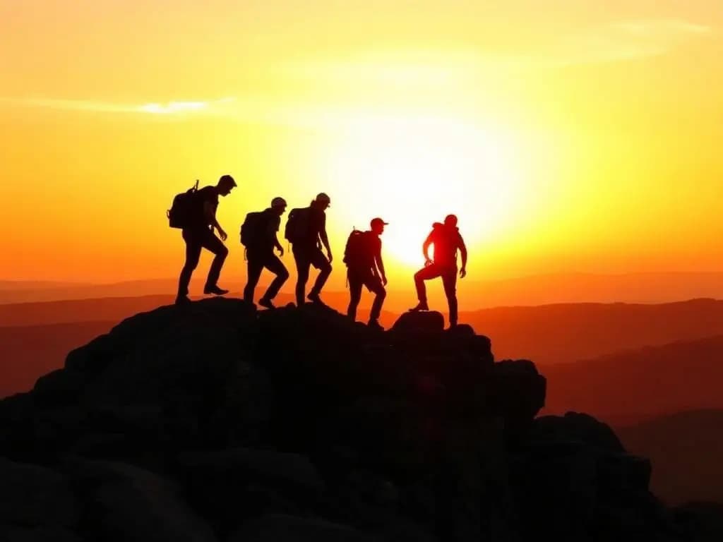 Ascension du sommet